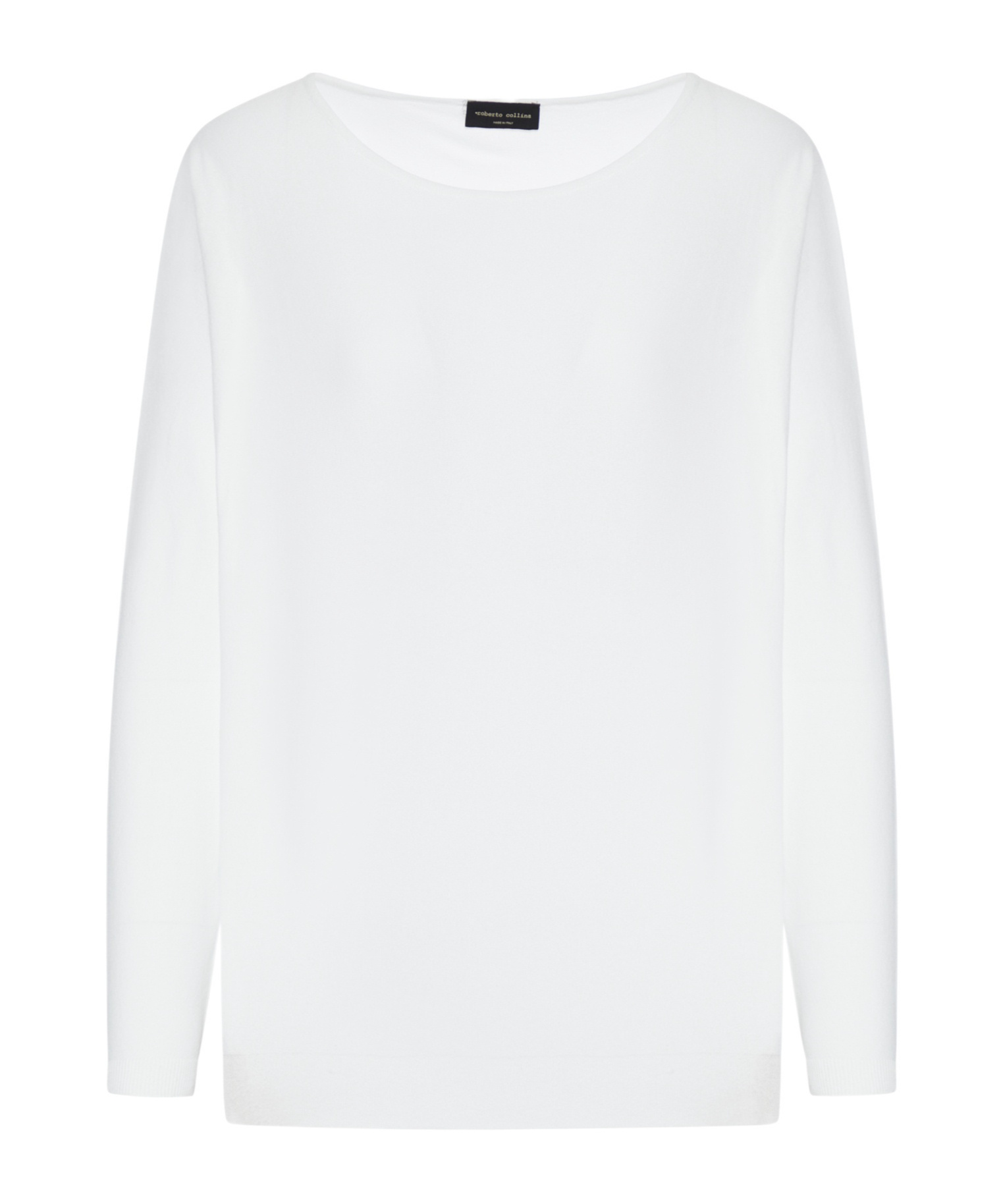 Roberto Collina Long Sleeve Sweatshirt In White