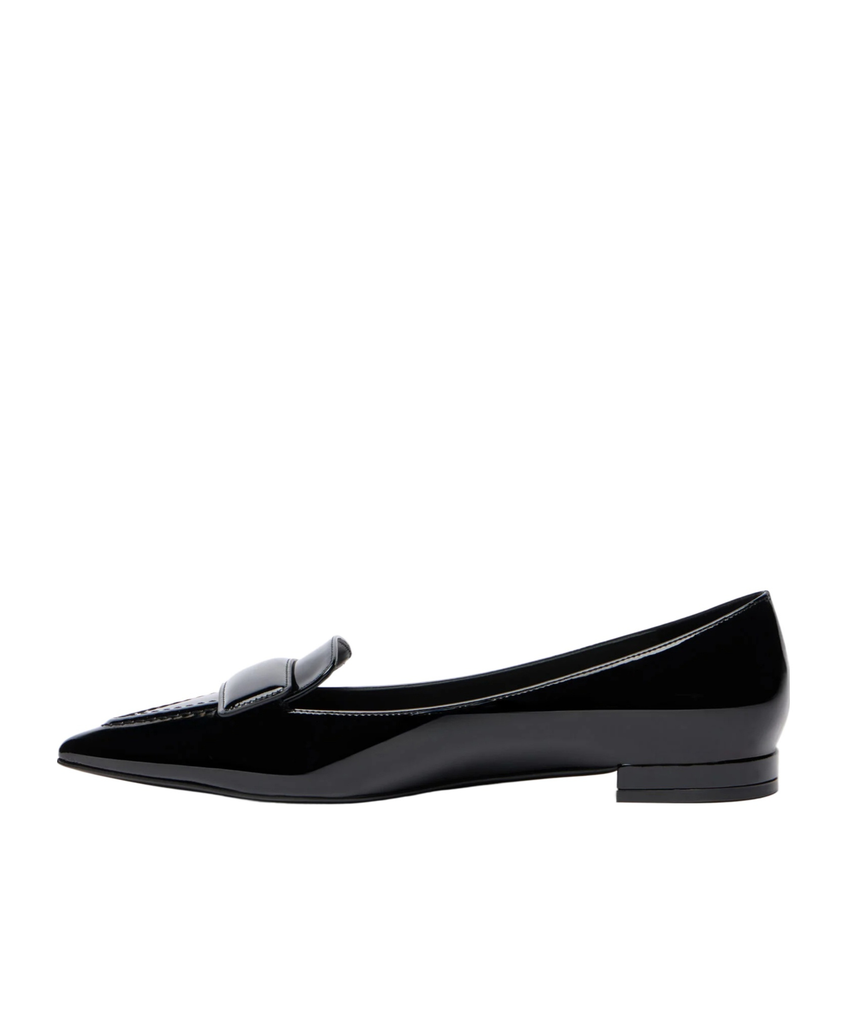 Stuart Weitzman Sovinnie Ballet Flats In Black