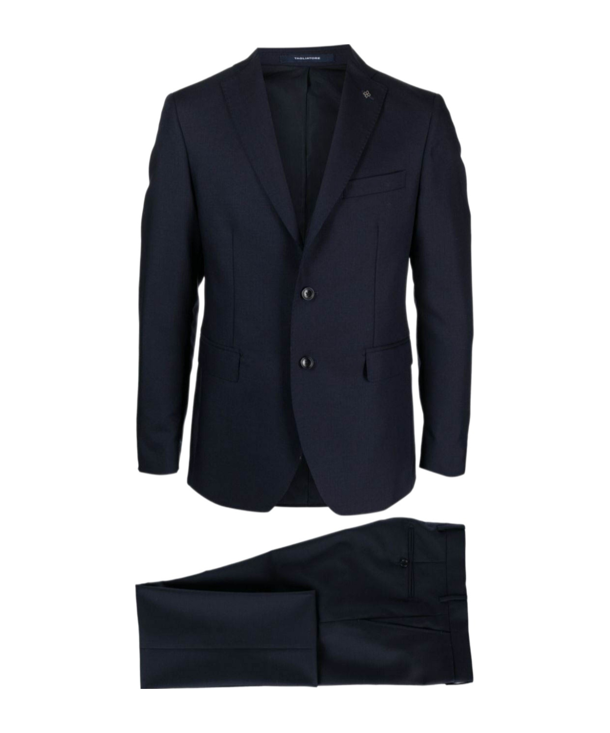 Tagliatore Single-breast Notch-lapel Blazer In Black