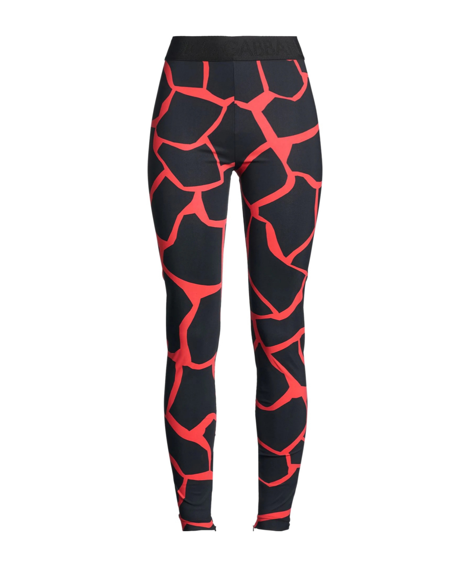 Dolce & Gabbana Two-tone Stretch Leggings In Black