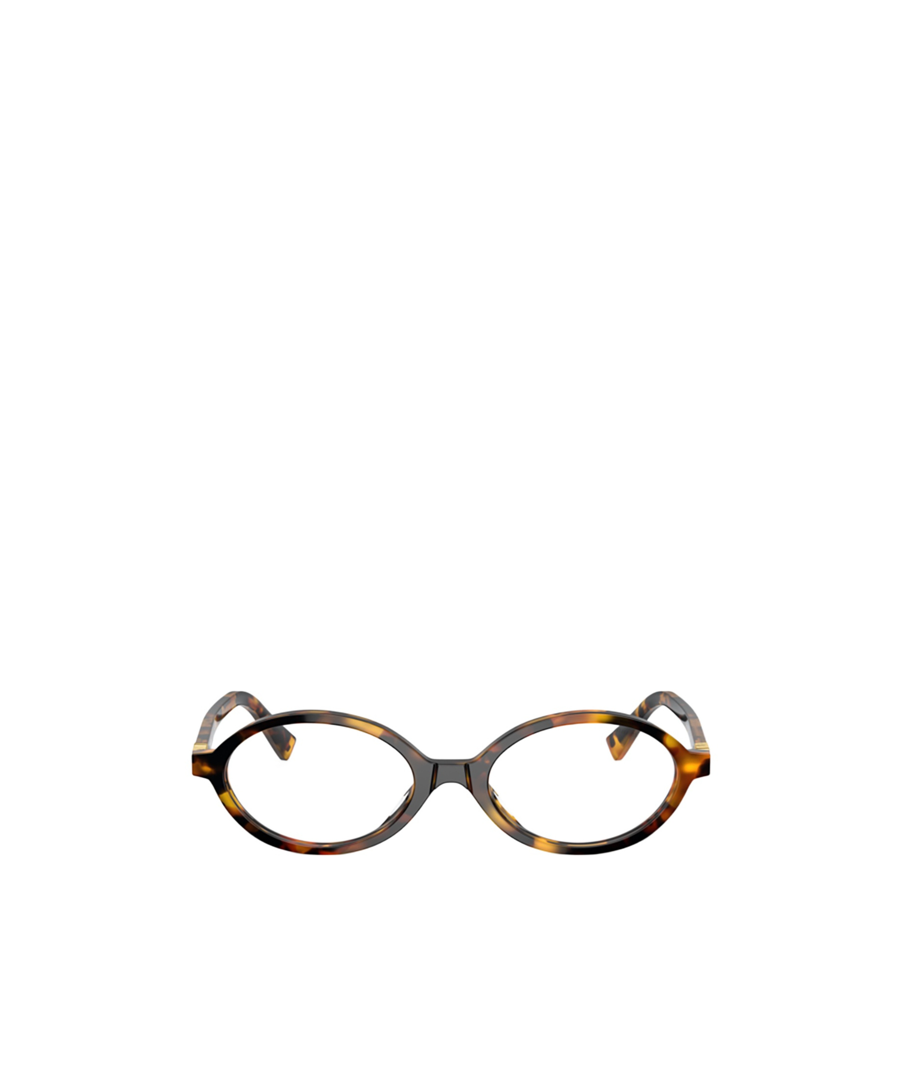 Miu Miu Eyewear Oval Frame Glasses In White