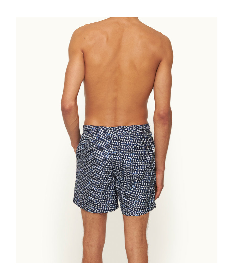 Orlebar Brown Standard Terrazzo Slim-fit Mid-length Printed Recycled Swim Shorts
