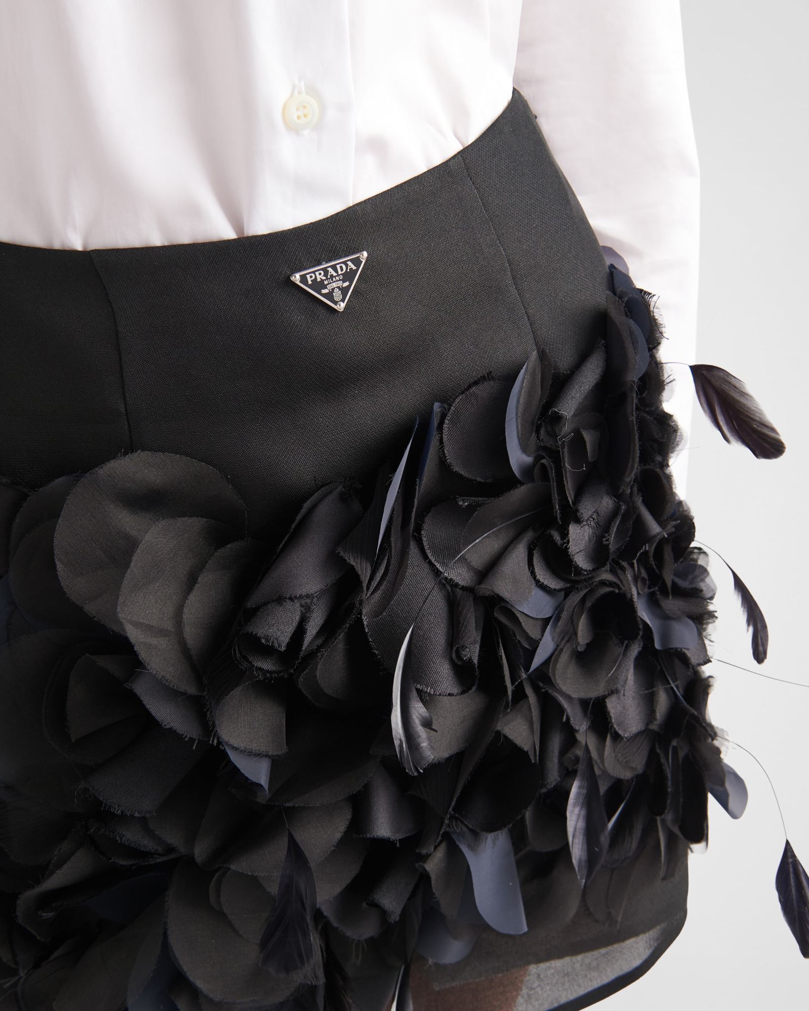Prada Mini Skirt In Black