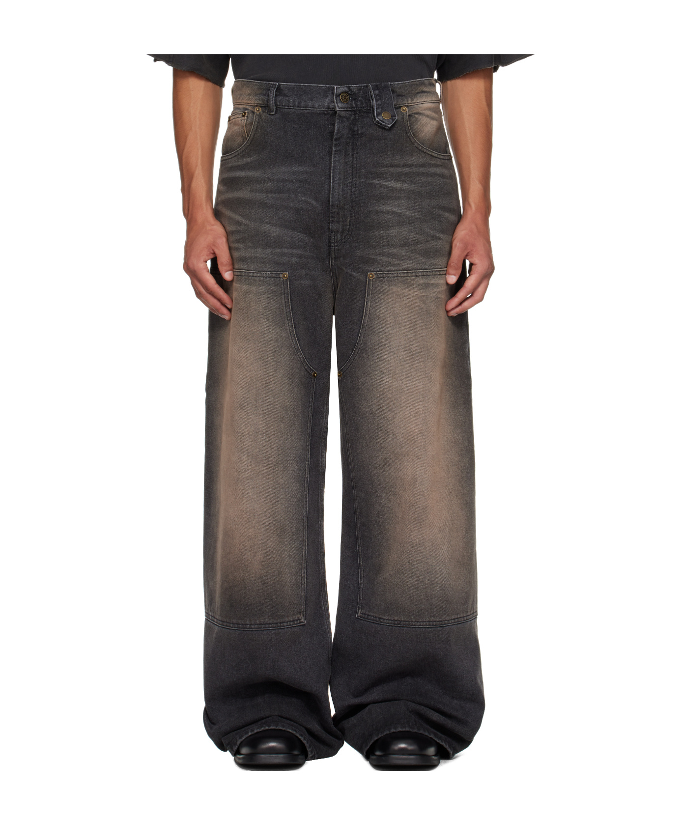 Egonlab Baggy Jeans In Black
