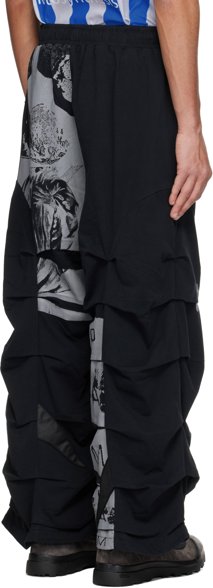 Perks And Mini Wide-leg Casual Pants In Black