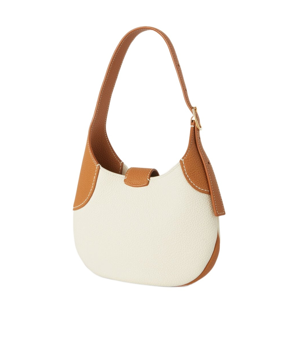 Loro Piana Hammered Calfskin Toggle-fastening Bag