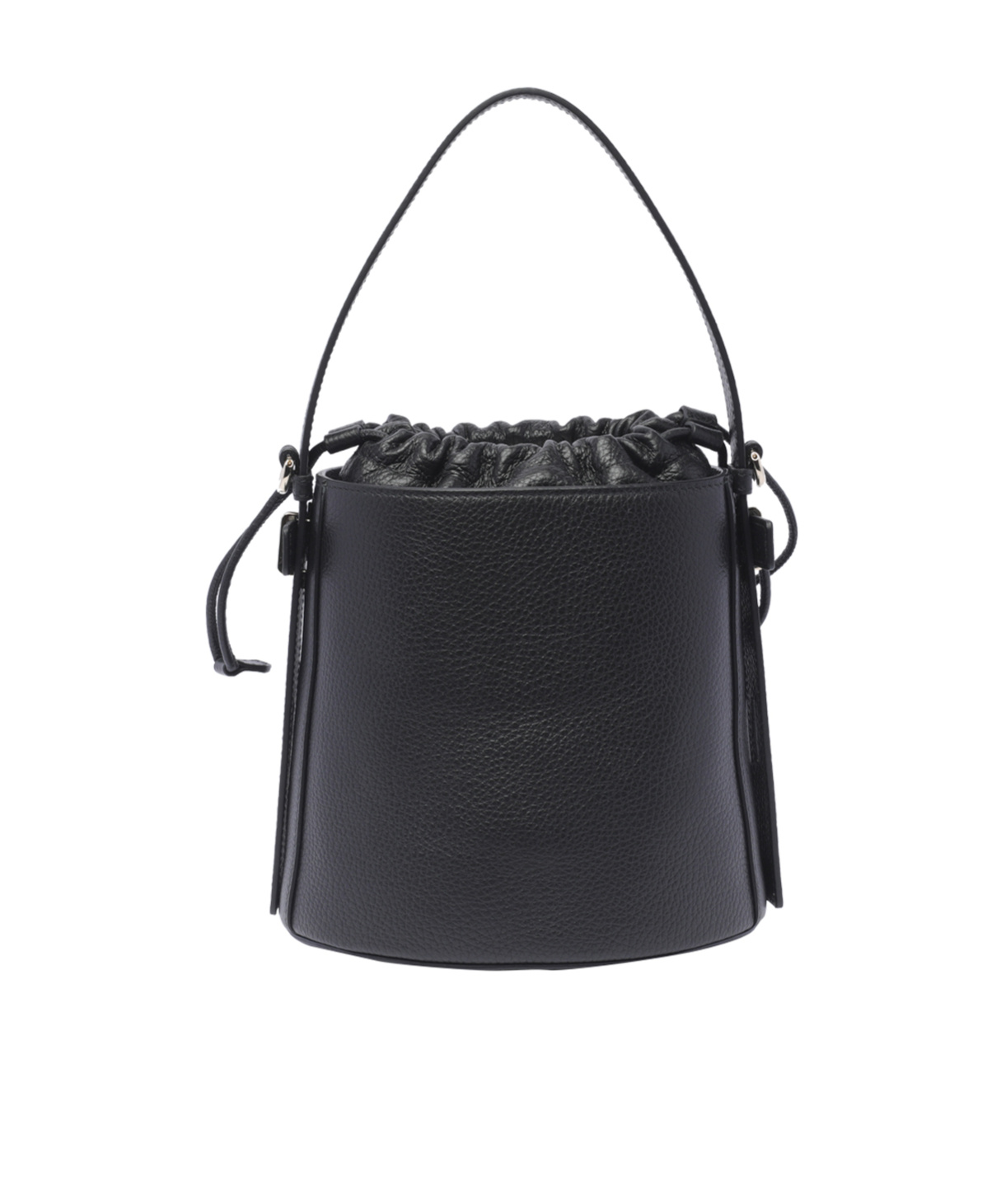 Furla Giove Drawstring Mini Bucket Bag In Black