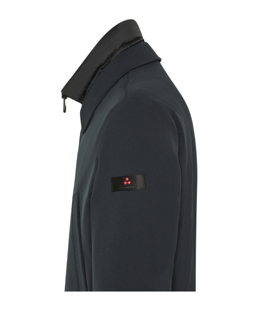 Peuterey Double Neck Carcoat In Black