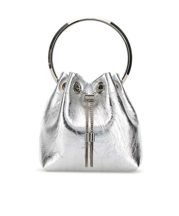 Jimmy Choo Round Handle Leather Handbag