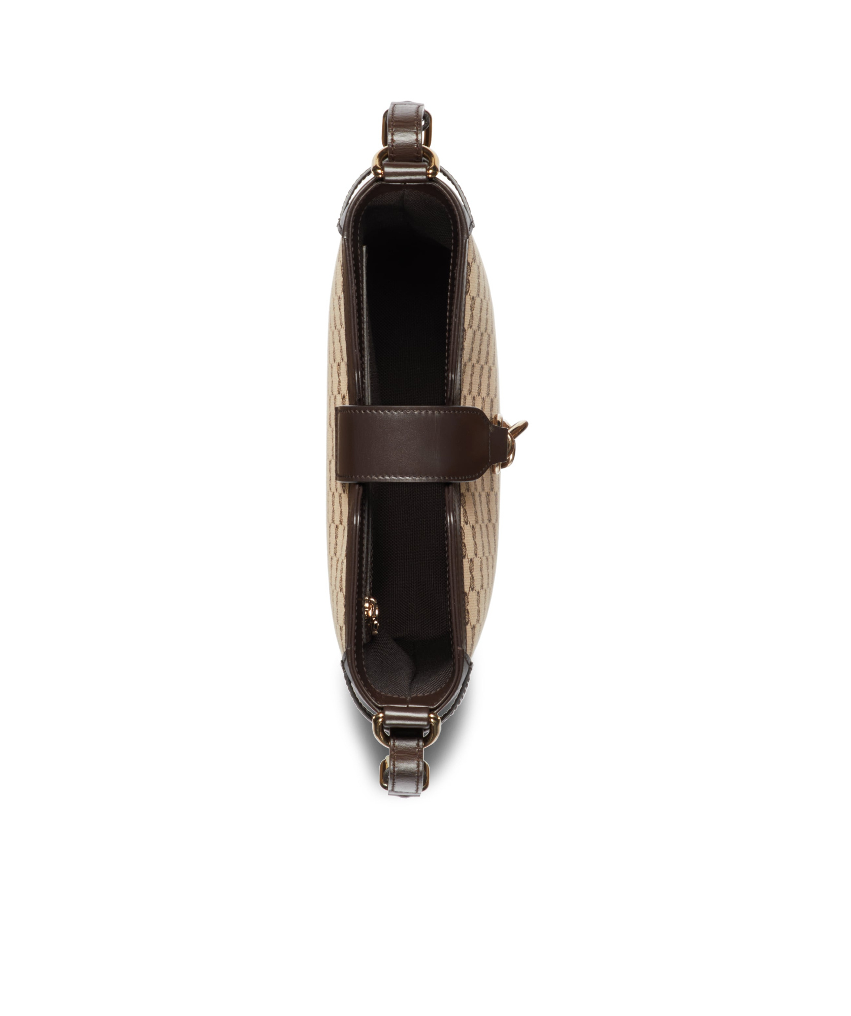 Shop Gucci Medium Gg Canvas Shoulder Bag In Nude