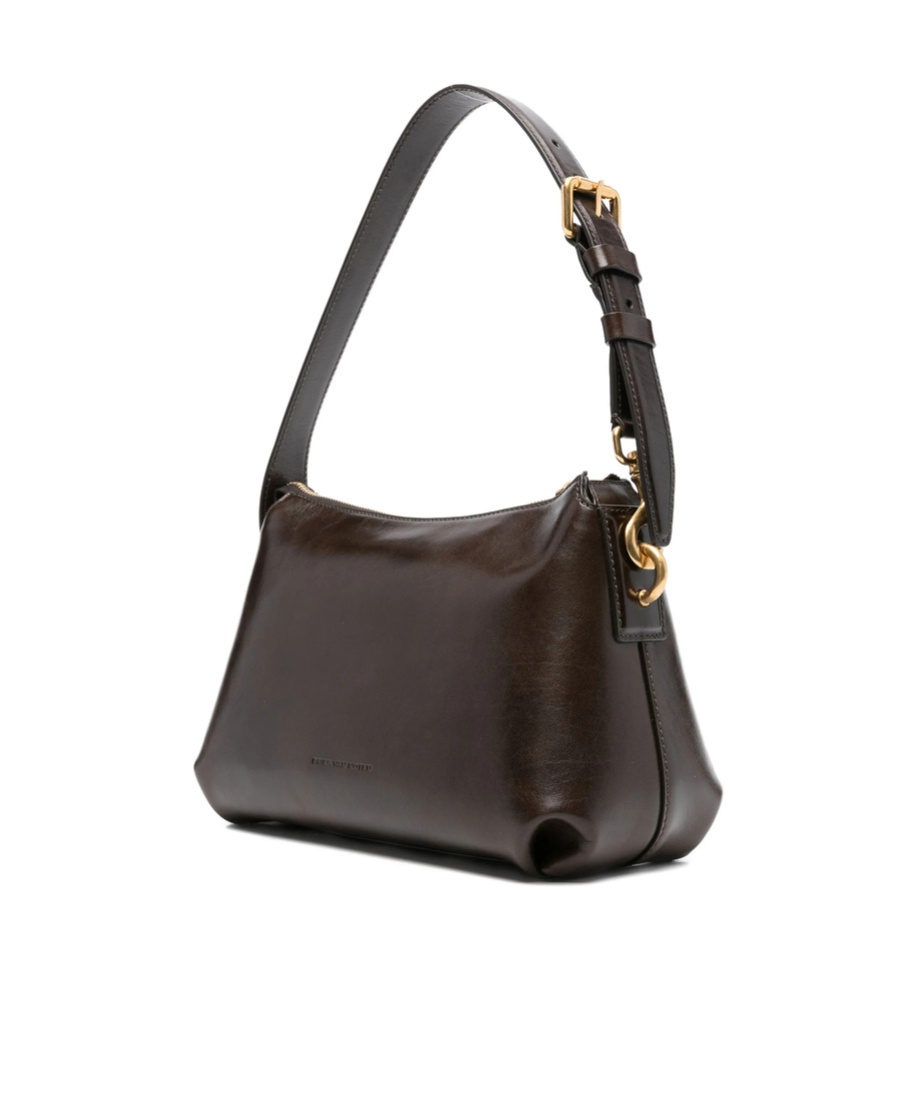 Dries Van Noten Zipper Shoulder Bag In Black
