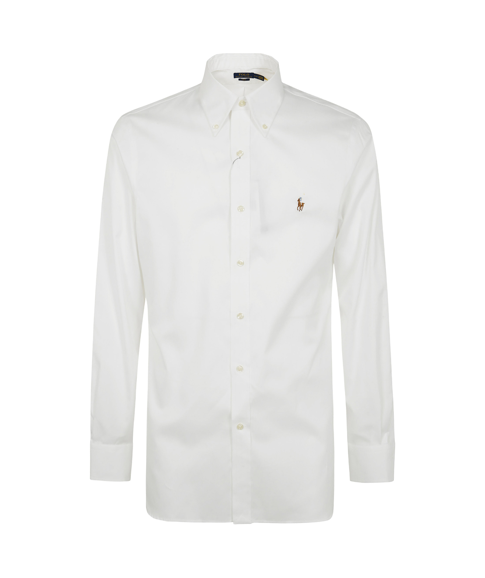 Shop Polo Ralph Lauren Button-down Shirt In White