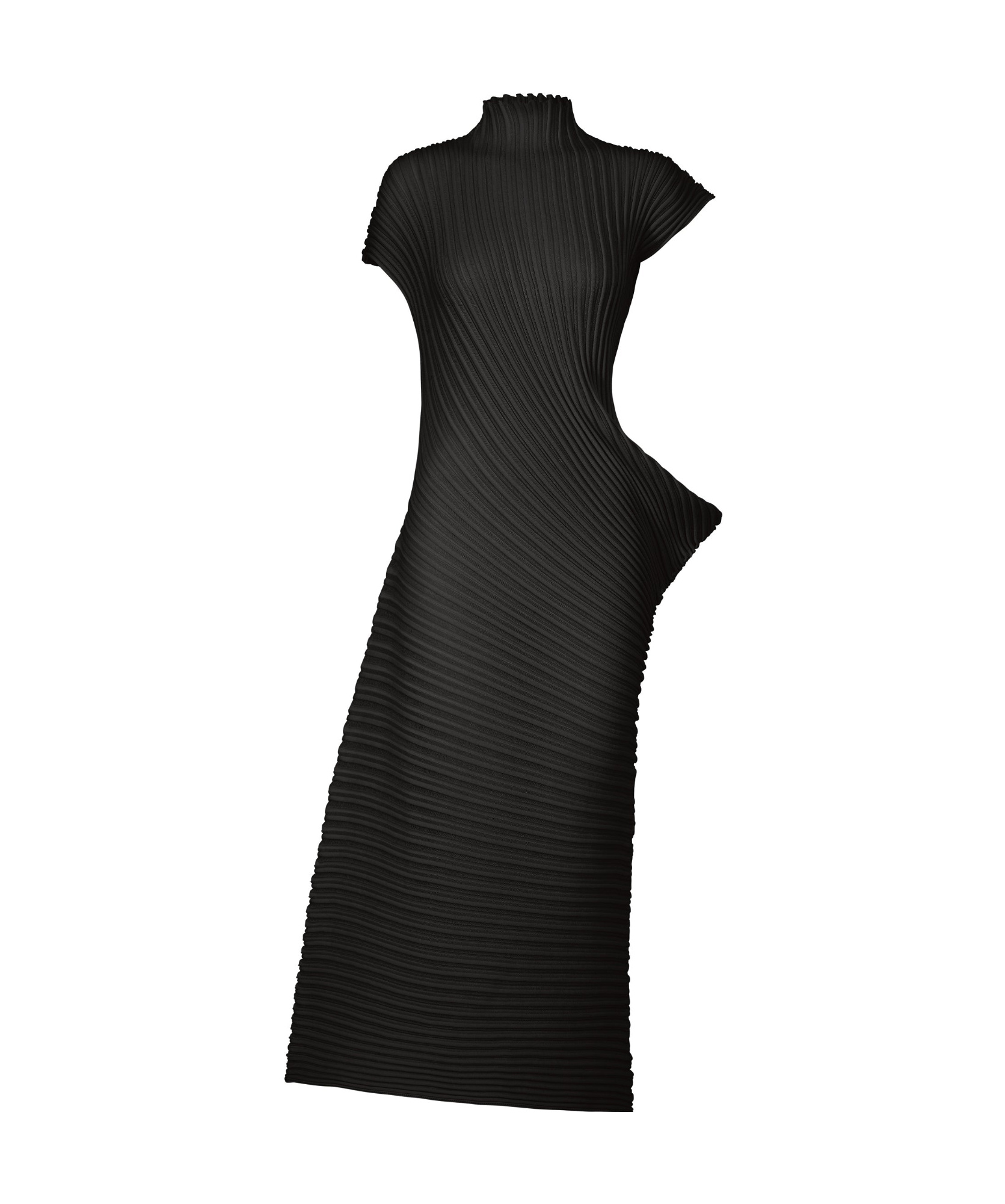 Issey Miyake Women Stream Long Dress In Black