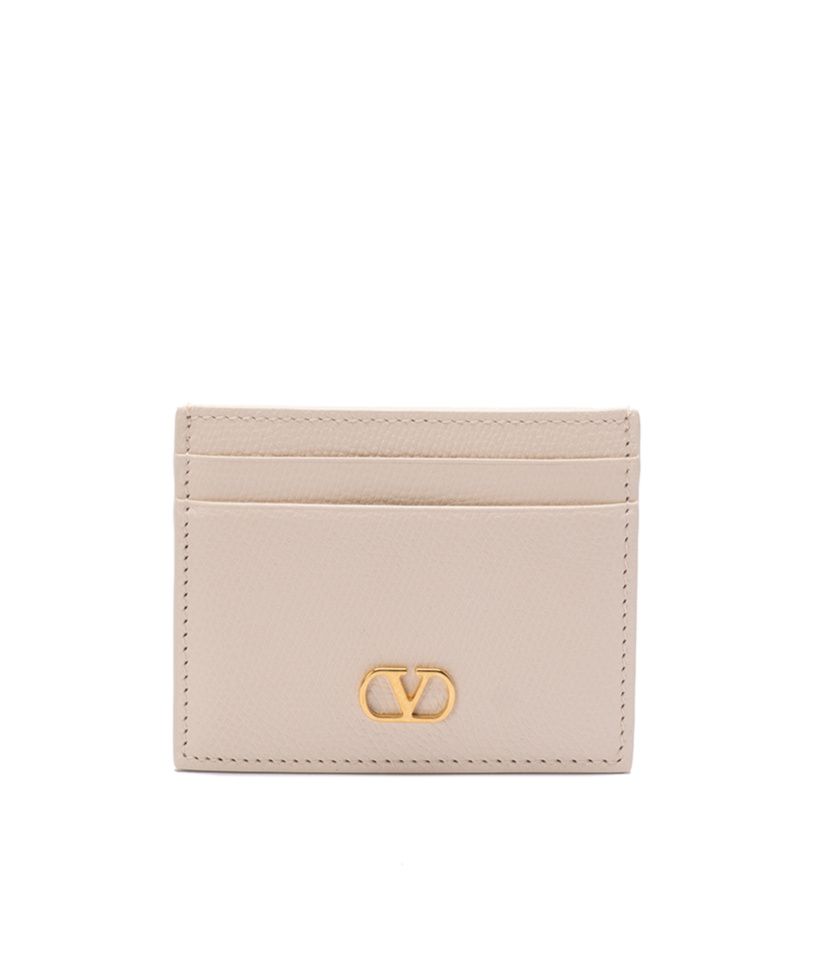 Valentino Vlogo-signature Cardholder In Neutral