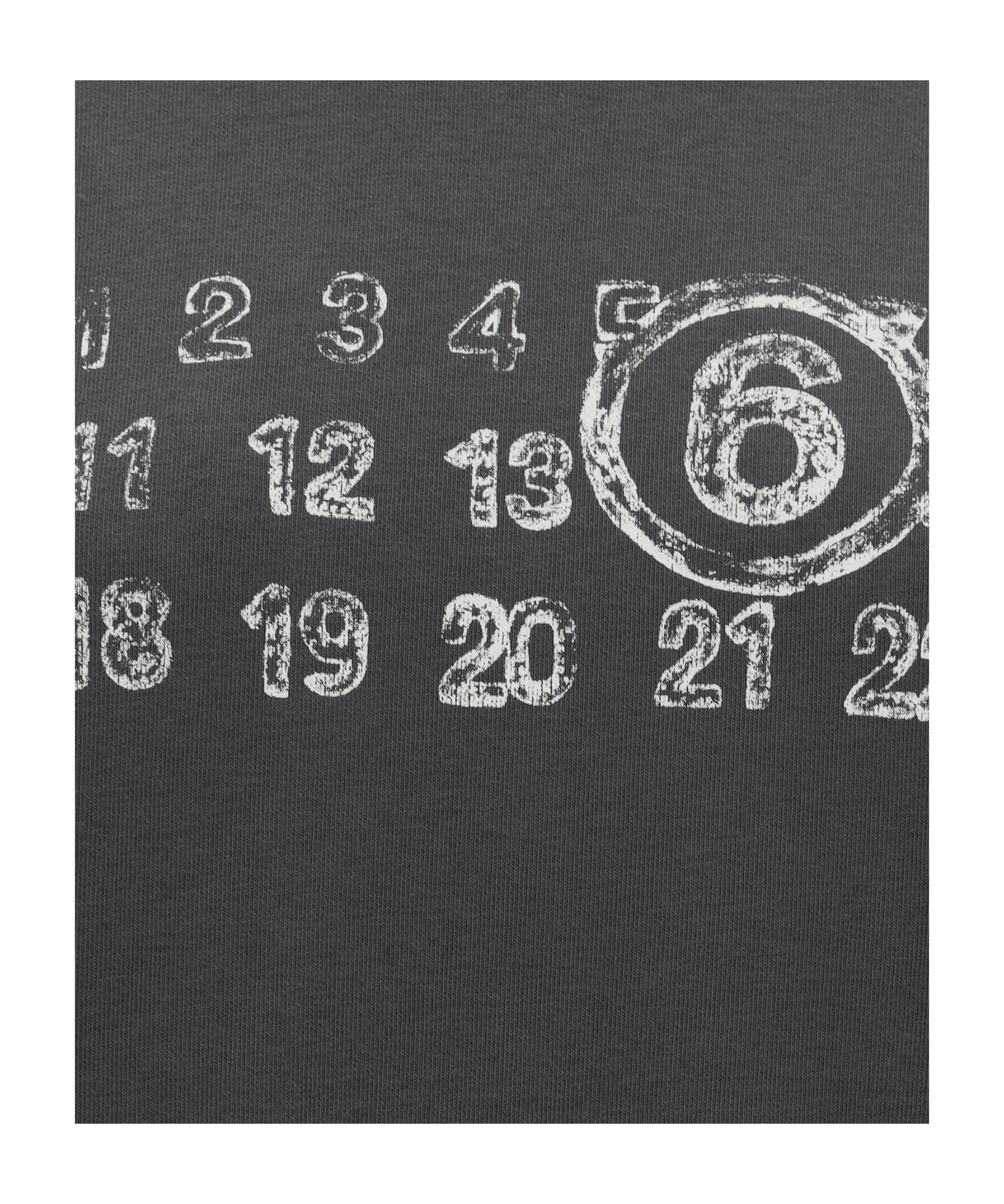 MM6 MAISON MARGIELA NUMBERS MOTIF-PRINT SWEATSHIRT