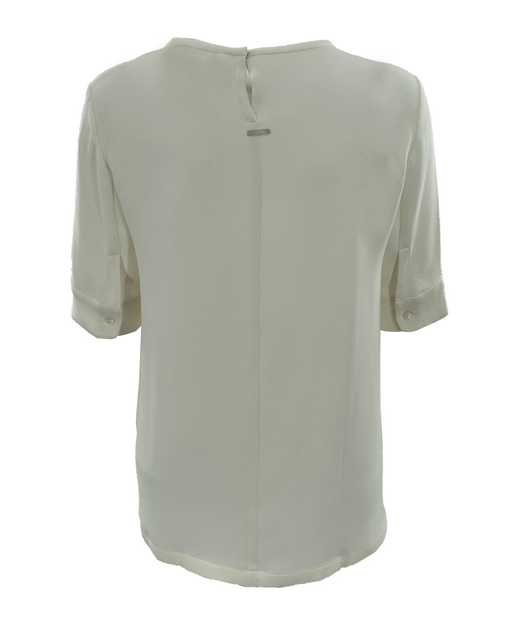 Max Mara Short-sleeved Shirt In Gray