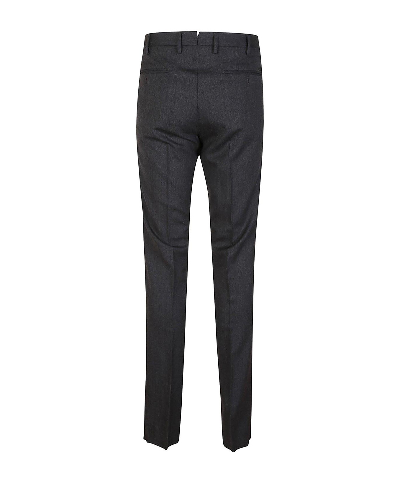 Incotex Sleek Trousers With Tailored Fit And Premium Fabric Finish In Black