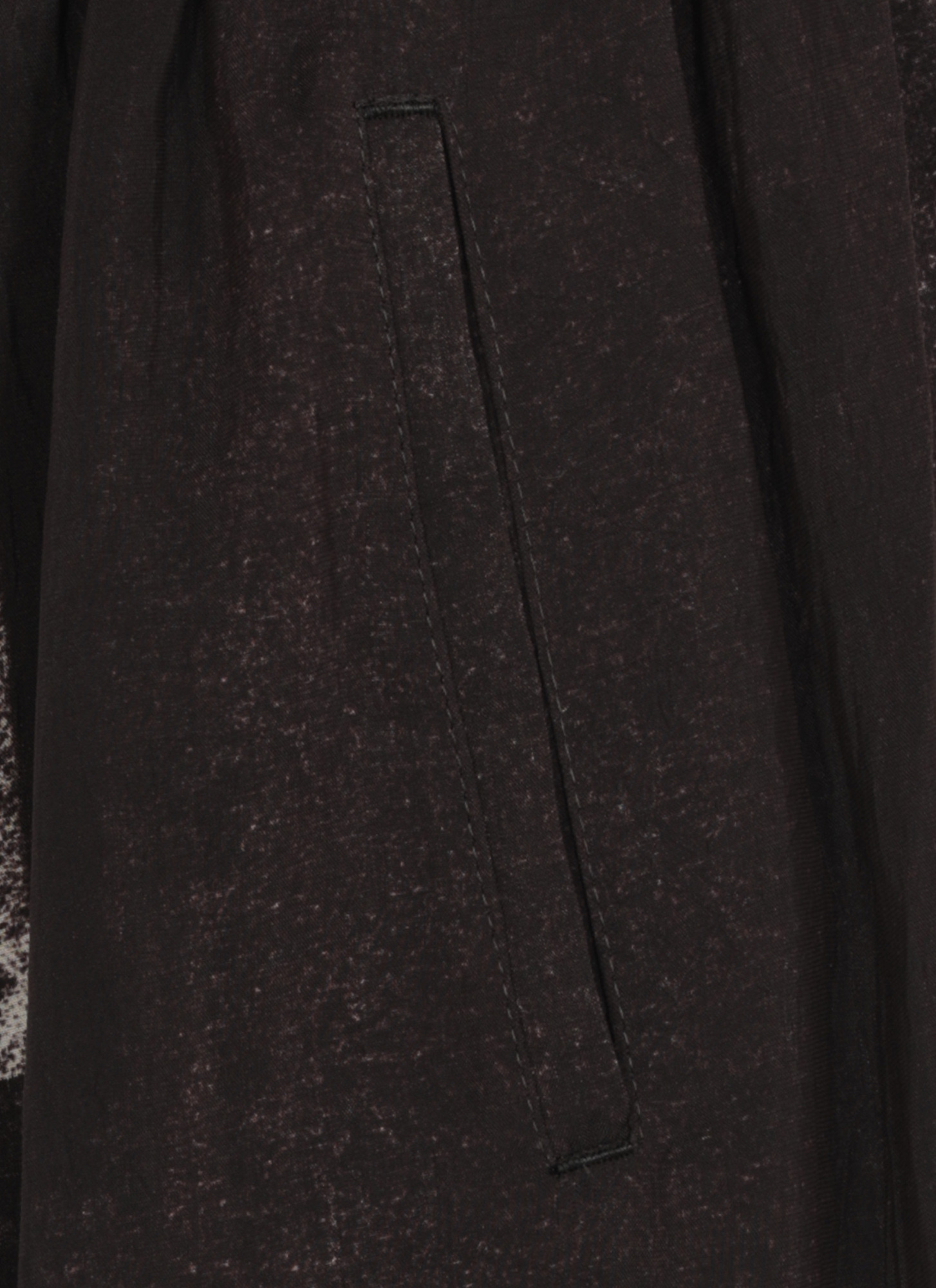 Y's Pants With Geometric Pattern In Black