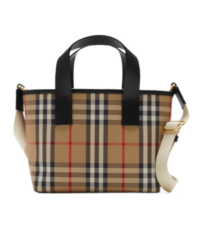 BURBERRY BURBERRY KIDS VINTAGE CHECK TOP HANDLE BAG