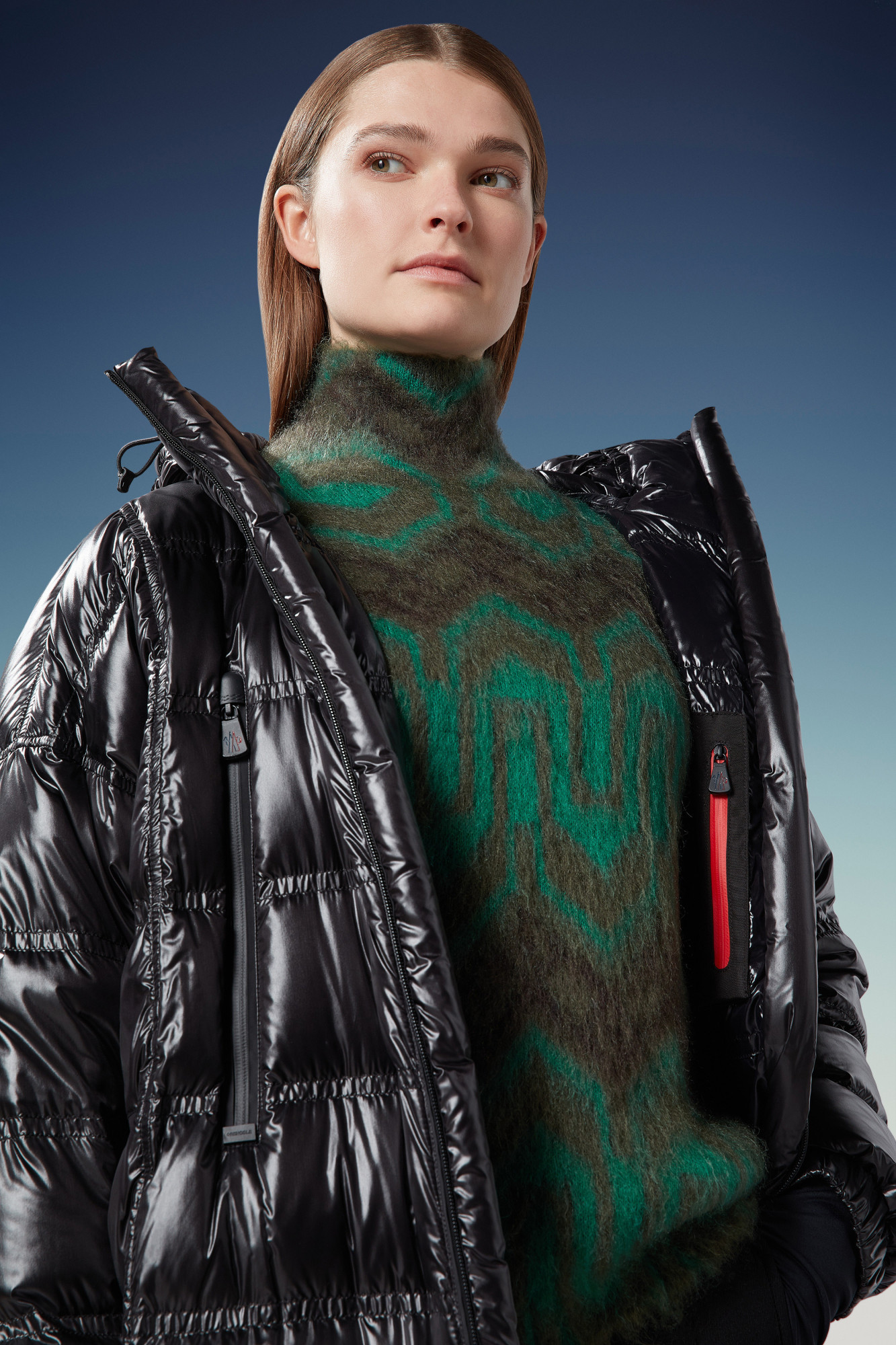 Moncler Grenoble Rochelairs Long Park 1 In Black