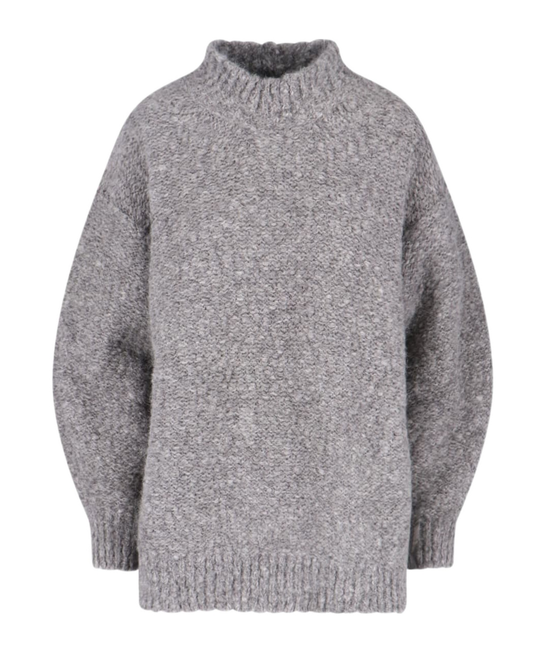 Isabel Marant Long-sleeved Sweater In Gray