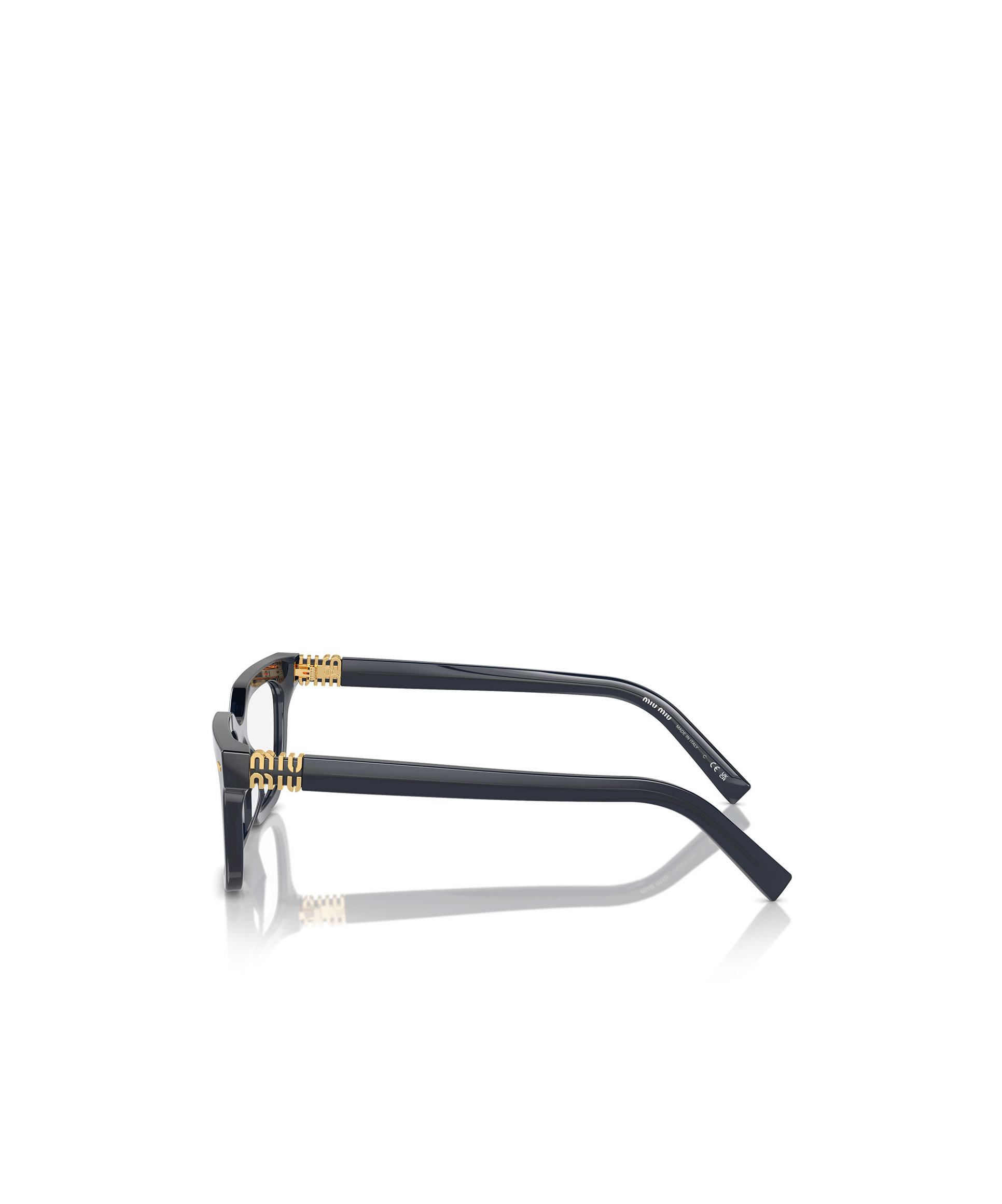 Miu Miu Rectangular Flat Mirror In Black
