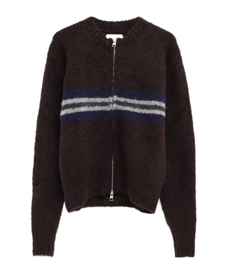 Paloma Wool Penalti Zip Cardigan Woman Brown In Multi