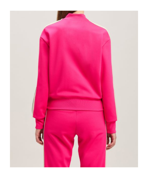 Palm Angels Logo Embroidered Track Jacket In Pink