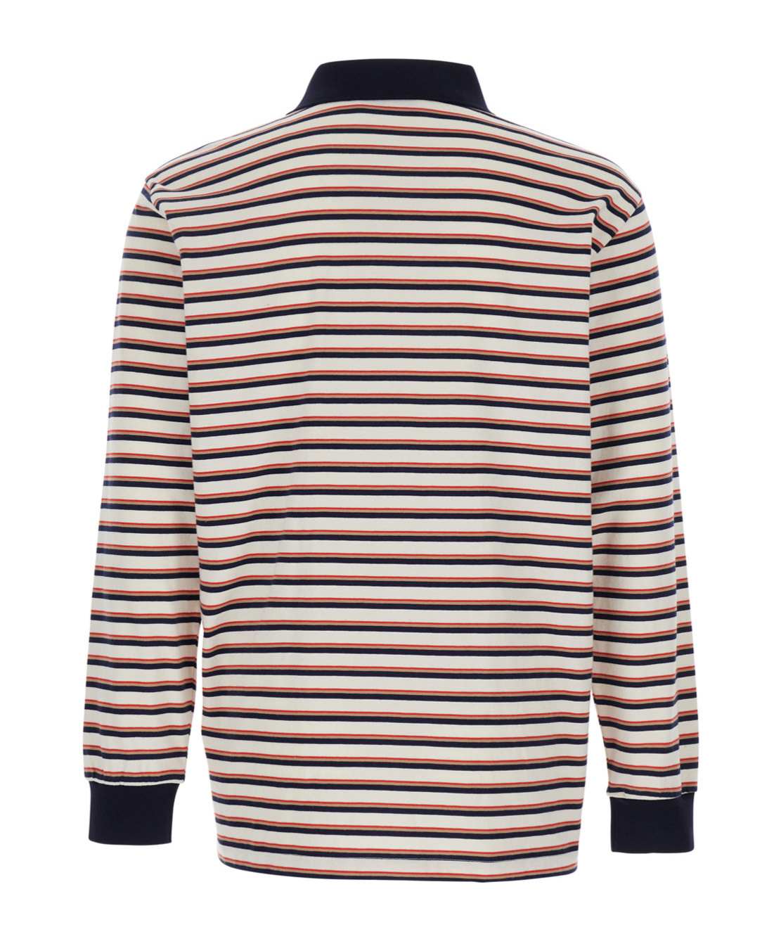 Dunst Multicolor Polo Shirt With All-over Striped Motif And Logo Embroidered On The Front