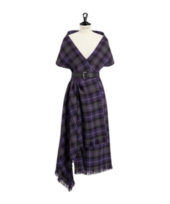 Shop Dior Mid-length Belted Dress In Black