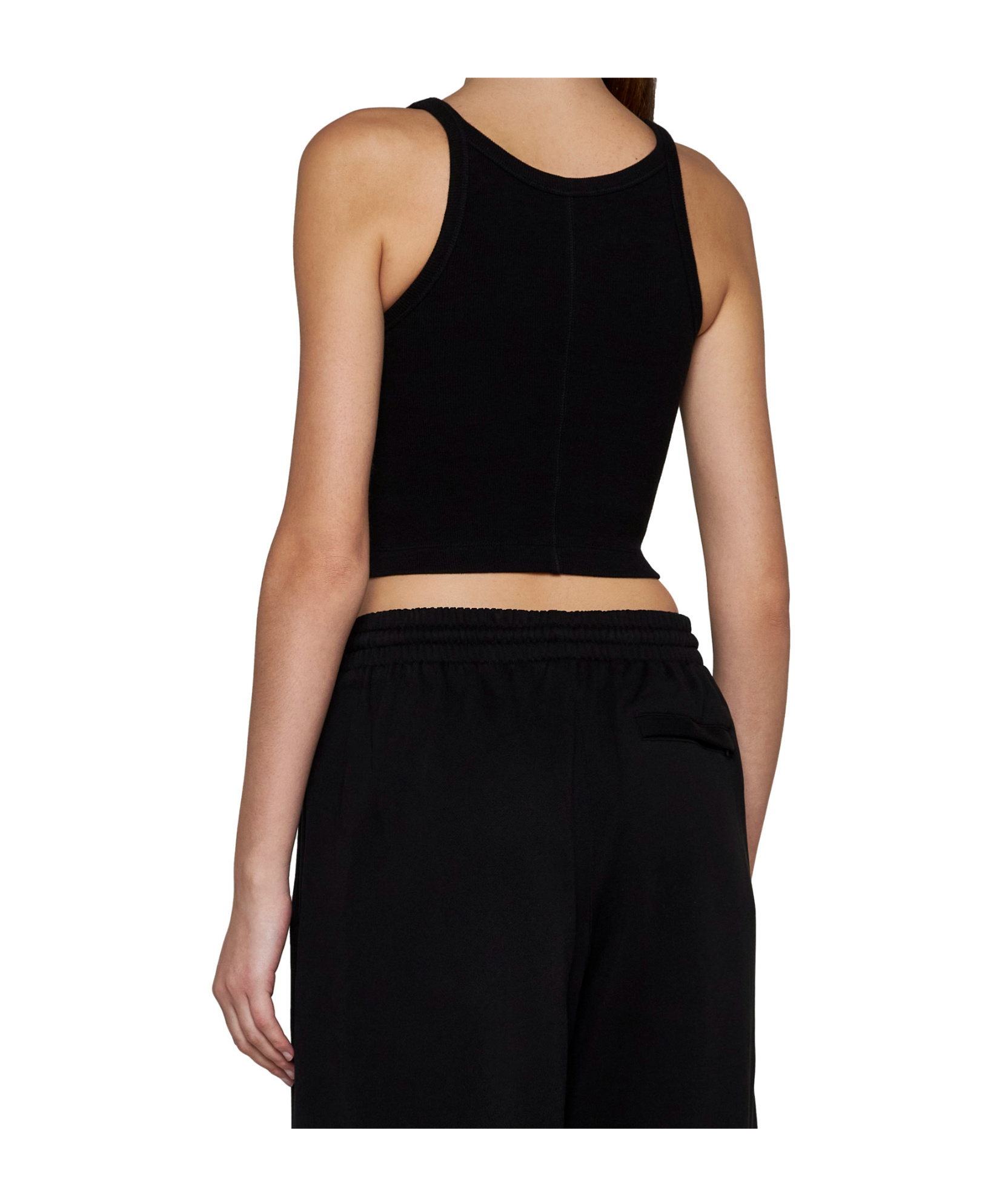 Wardrobe.nyc Ribbed Knitted Suspenders