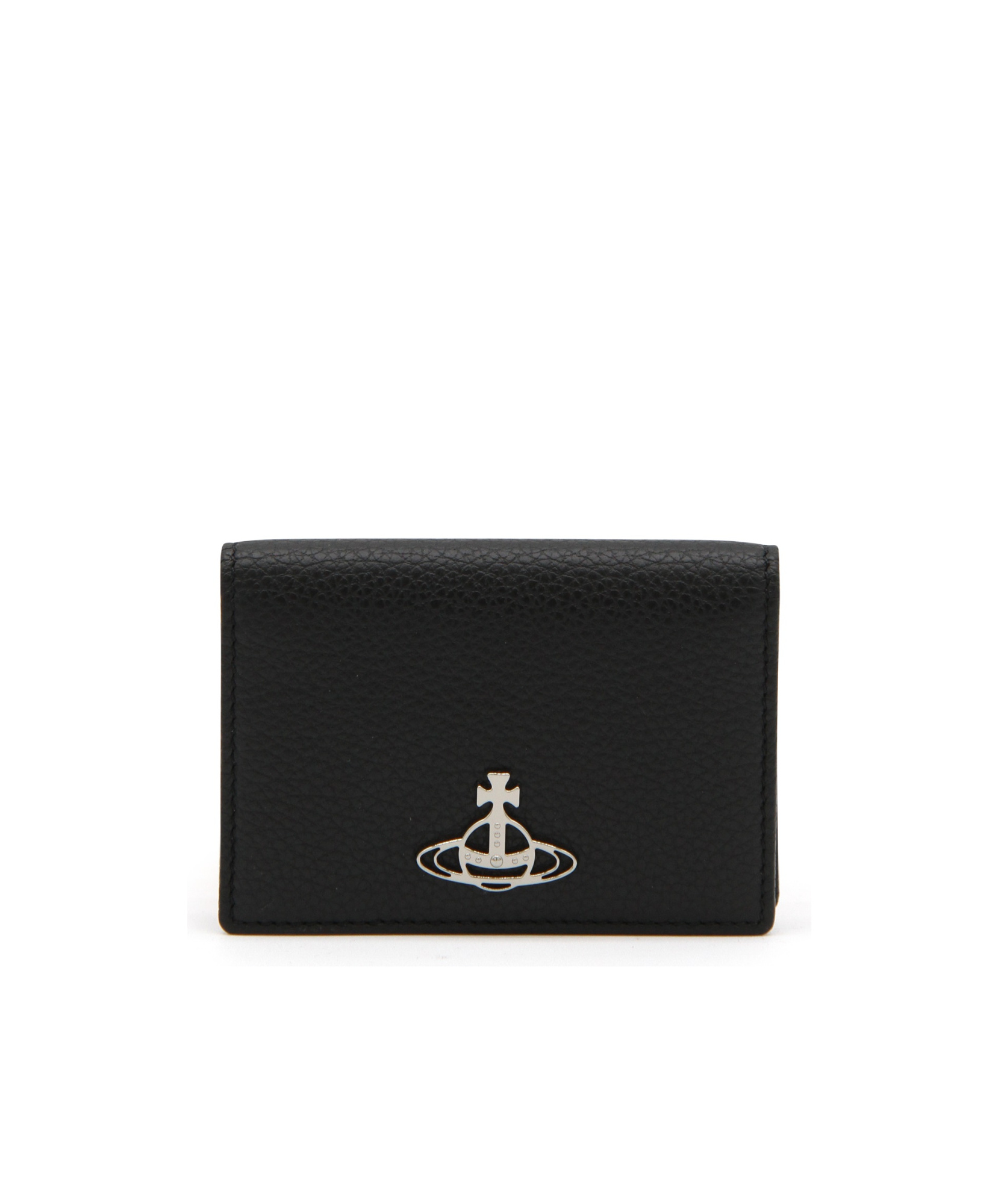 Vivienne Westwood Black Synthetic Leather Wallet In Black