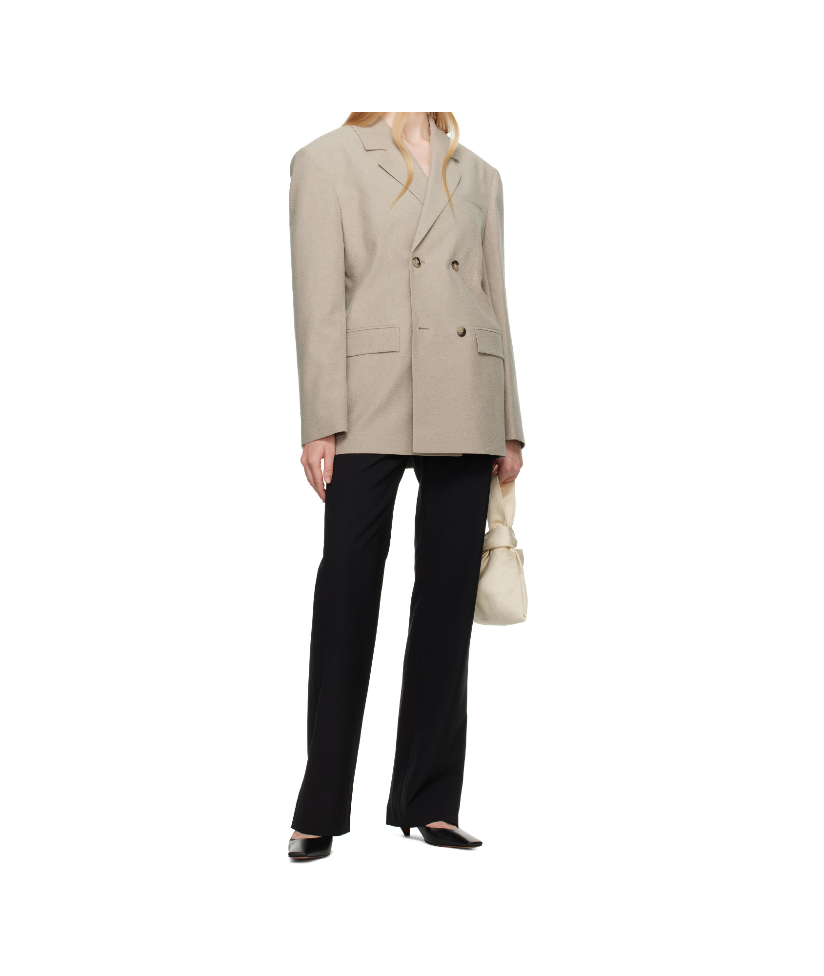 Nanushka Black Irida Trousers