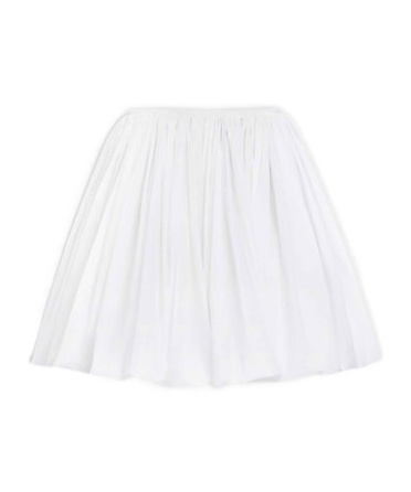 Alaïa Elastic Waist Skirt In White