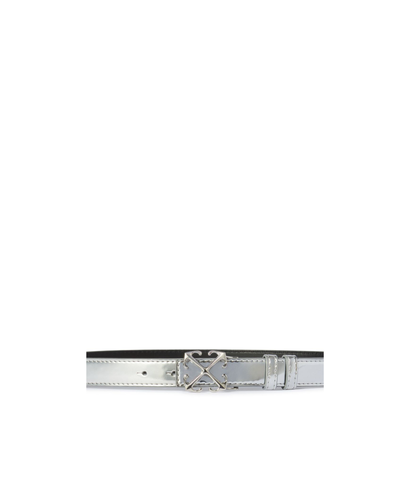 Off-white Arrow Mirror Belt In White