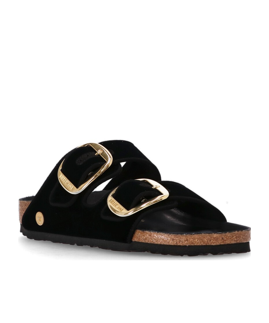 Birkenstock Double-strap Flat Sandals In Black