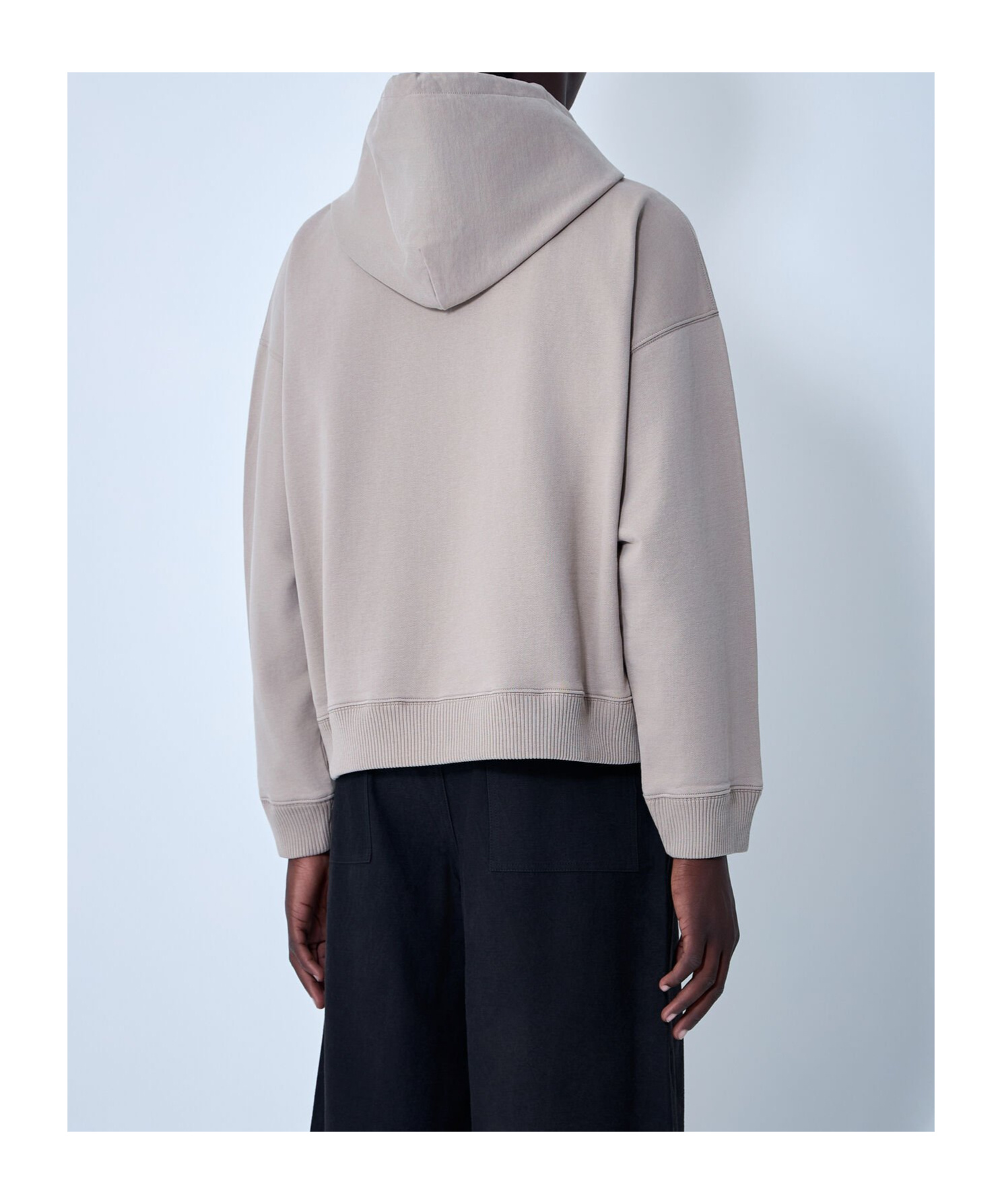 Story Mfg. Geo Hooded Sweatshirt In Gray
