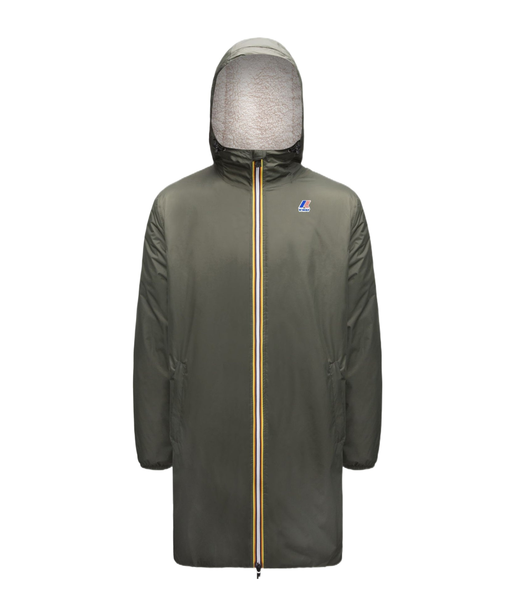 K-way Eiffel Long-sleeved Raincoat In Black