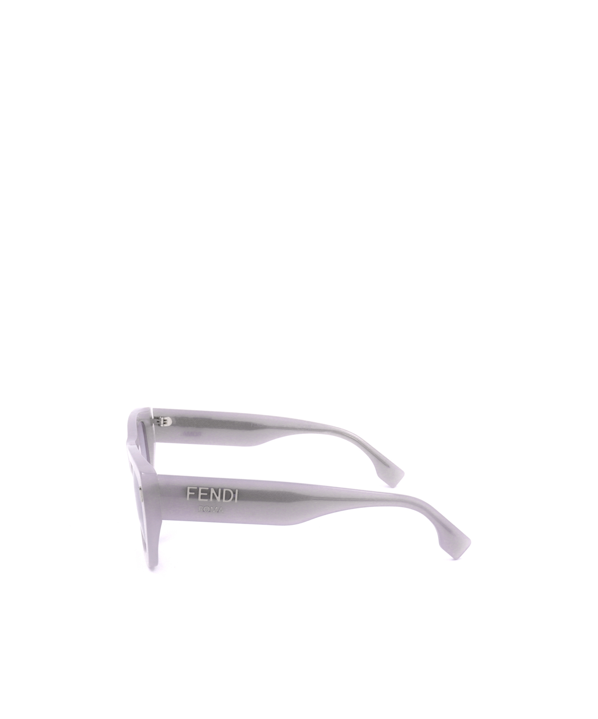 Fendi Full Frame Sunglasses In White