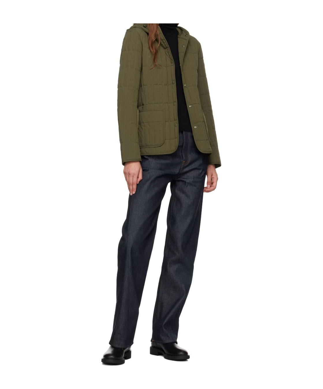 Mackage Raja Long-sleeved Down Jacket In Green