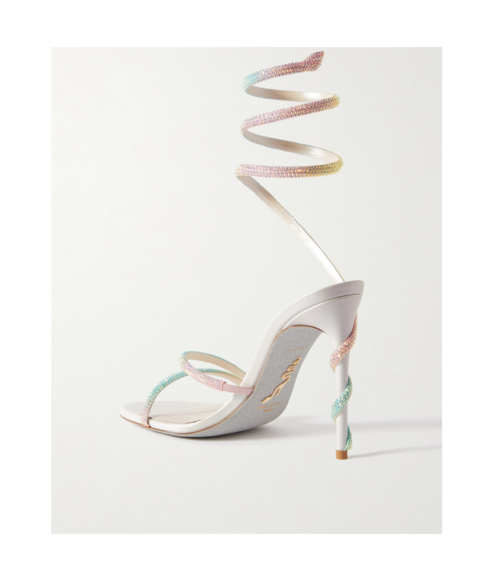 René Caovilla Open-toed High-heeled Sandals
