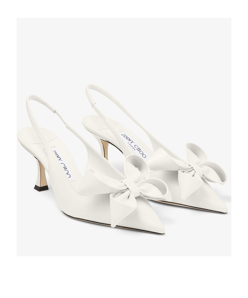 Shop Jimmy Choo Staz Sling Back 70 In White