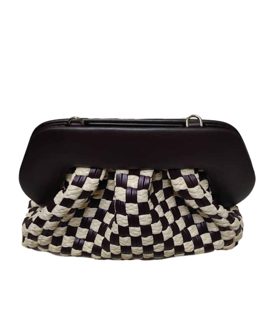 Themoirè Check Clutch