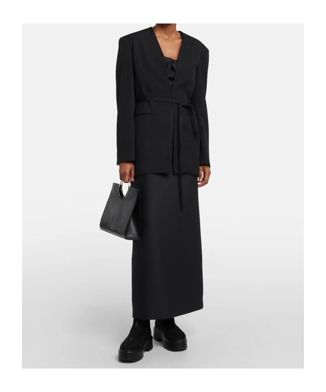 The Row Round Toe Short Boots In Multi