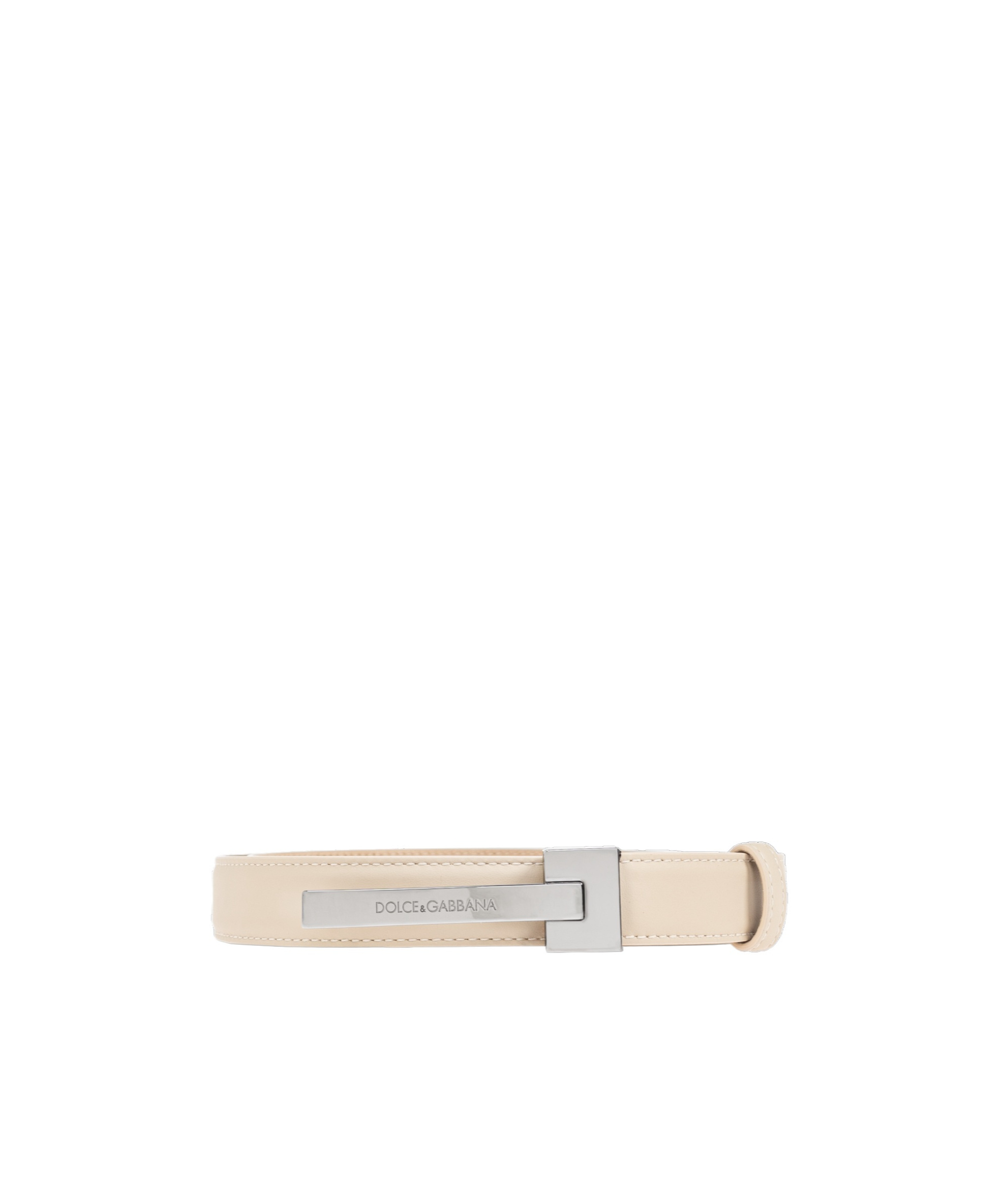 DOLCE & GABBANA DOLCE  GABBANA LOGO ENGRAVED BELT