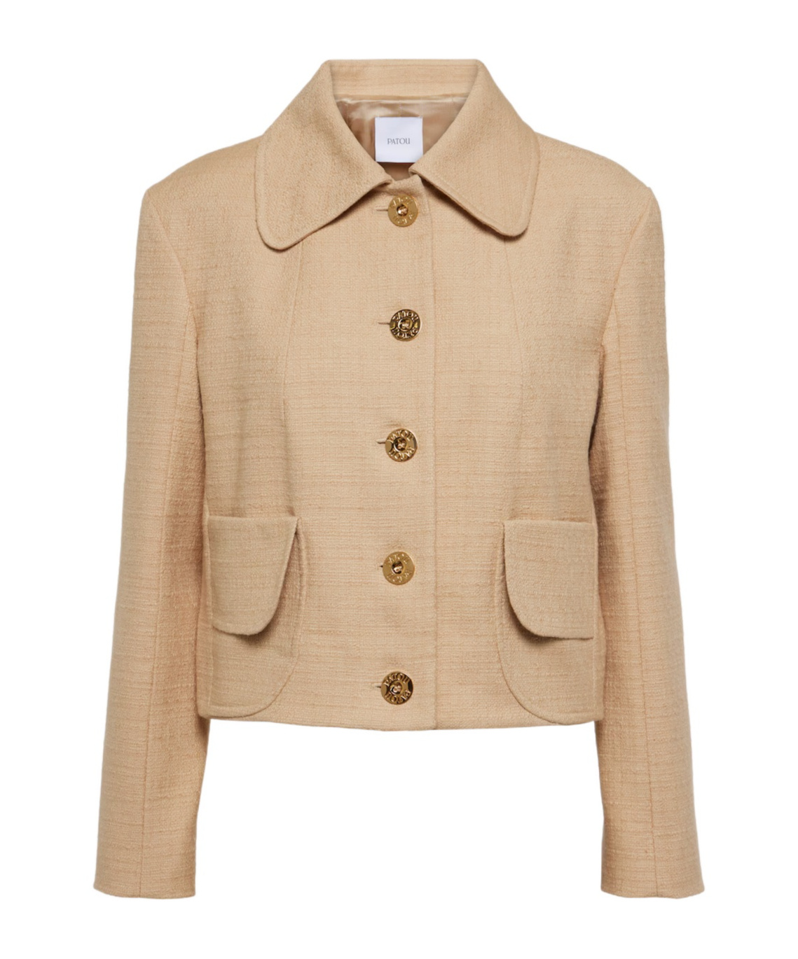 Patou Button-down Casual Jacket In Neutral