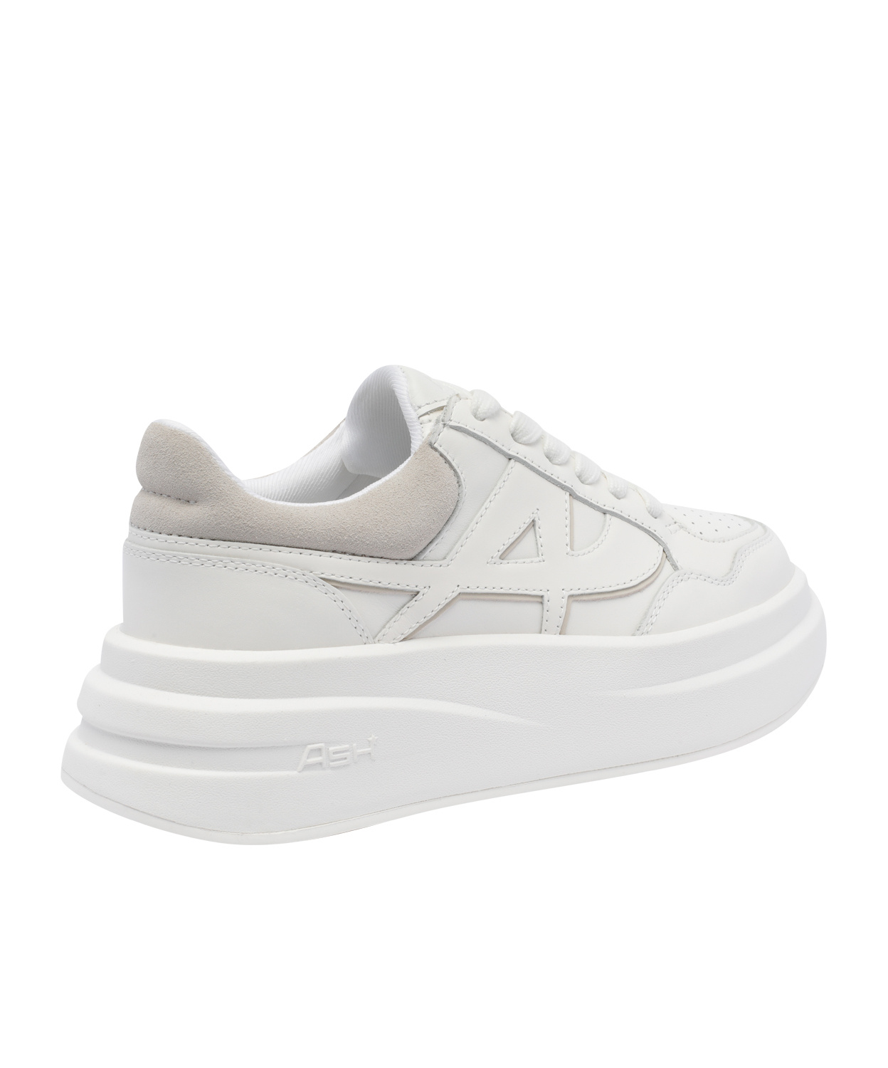 Ash Round Head Low-cut Casual Shoes In White