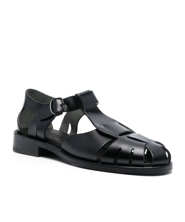 Hereu Sandal "peach" In Black