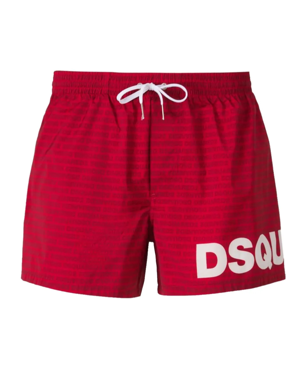 Shop Dsquared2 Wide-leg Swimming Trunks In Red