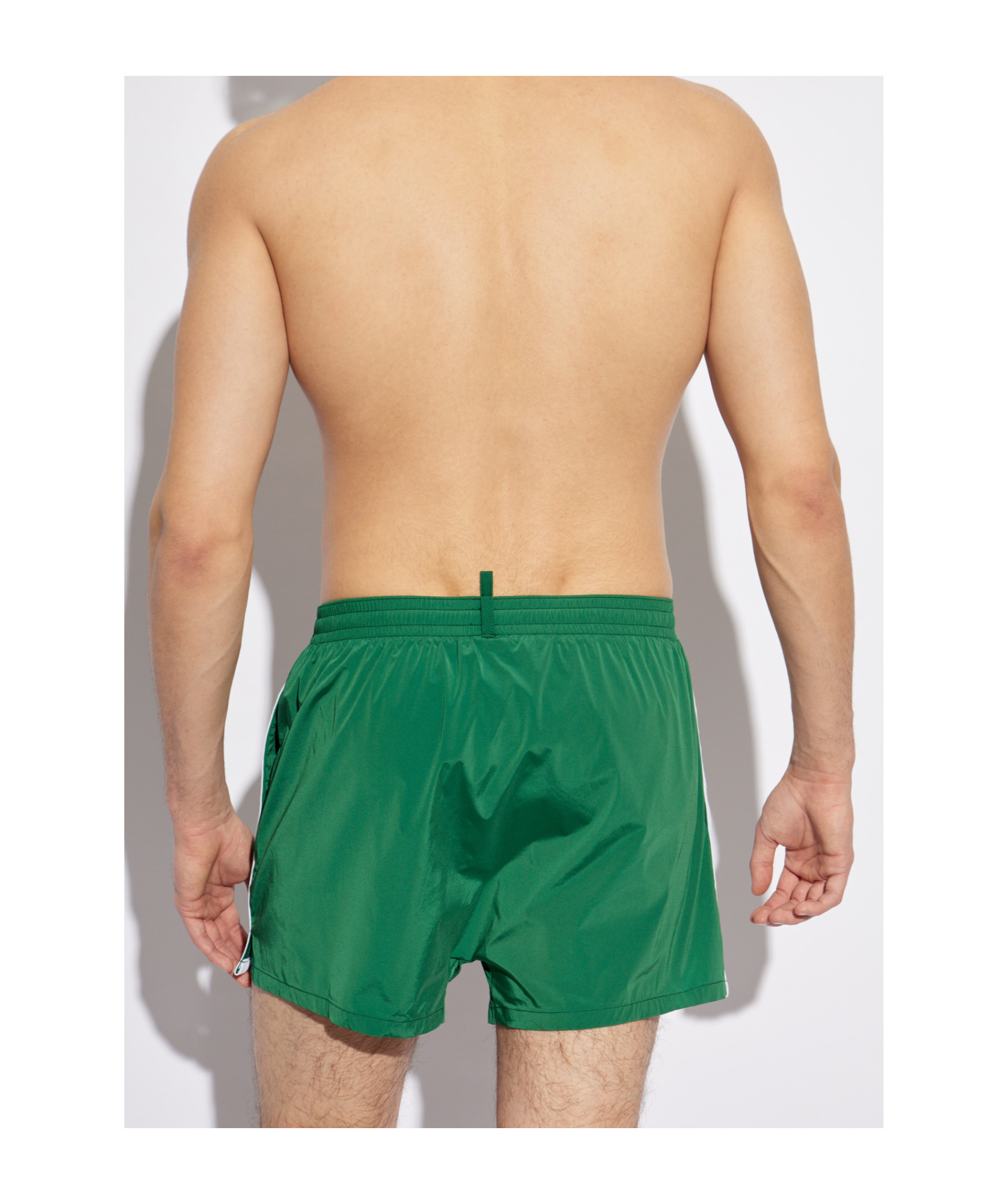 DSQUARED2 DSQUARED2 LOGO-EMBROIDERED DRAWSTRING SWIM SHORTS
